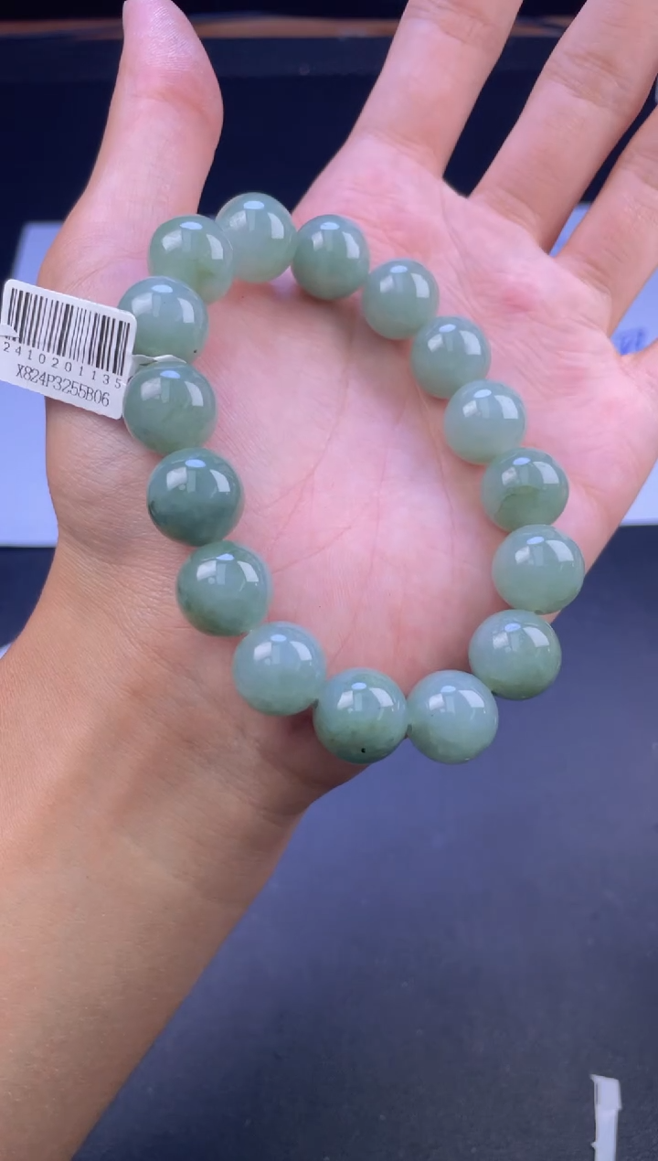 未镶嵌定制翡翠珠串卡