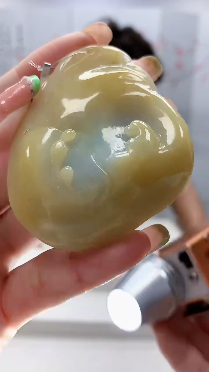 未镶嵌定制翡翠5145ry-毛货挂件64