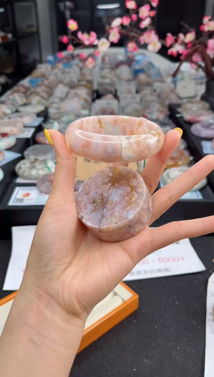 石英质玉未镶嵌手镯58圈口（赠送镯心）6330073