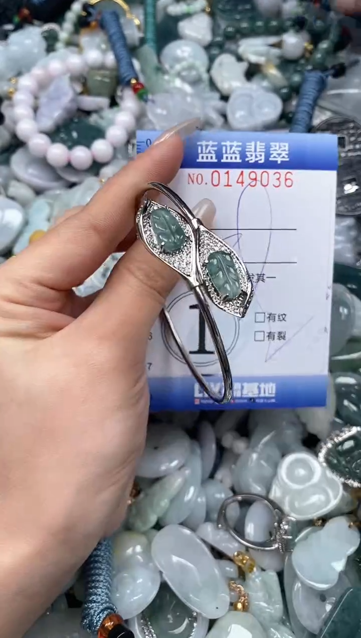 【闪购商品】翡翠颈饰未镶嵌闪购0149036多样性发其一