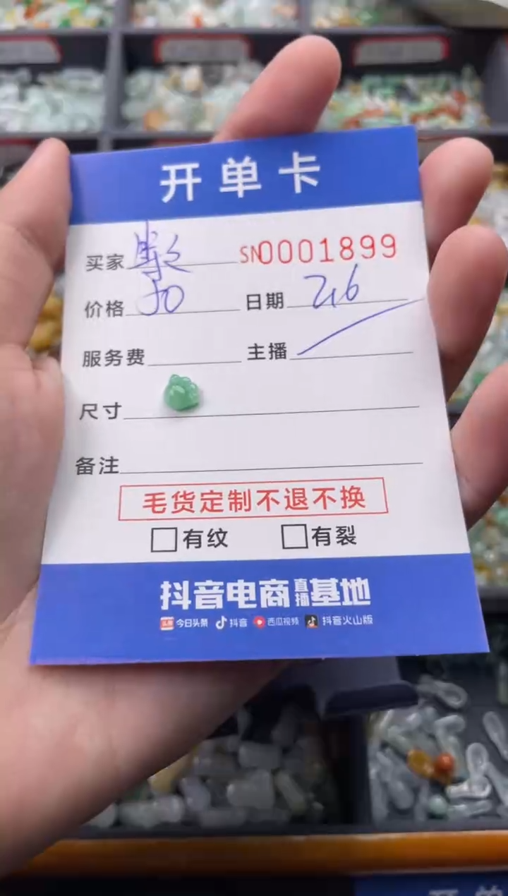 【闪购商品】翡翠颈饰未镶嵌00001899