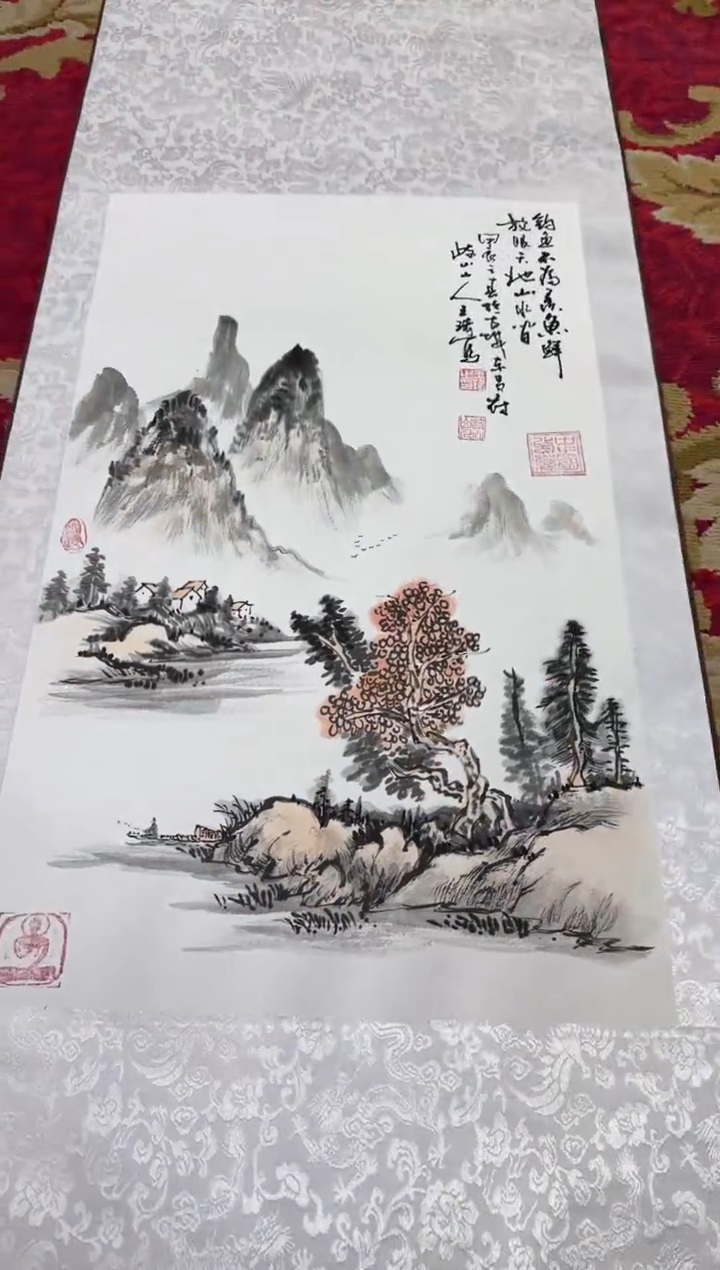 【闪购商品】书法11-四开三竖轴作品