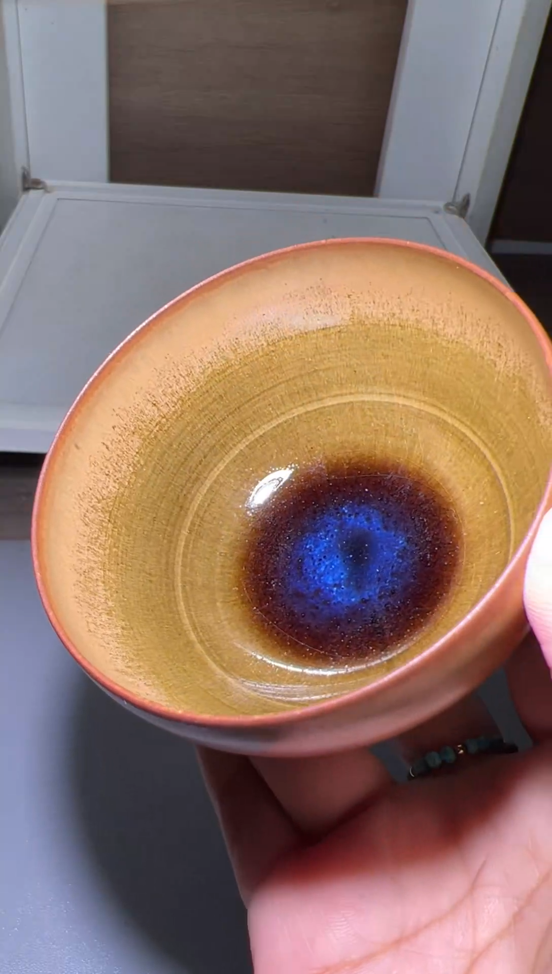 茶盏建窑建盏 薄胎全包釉