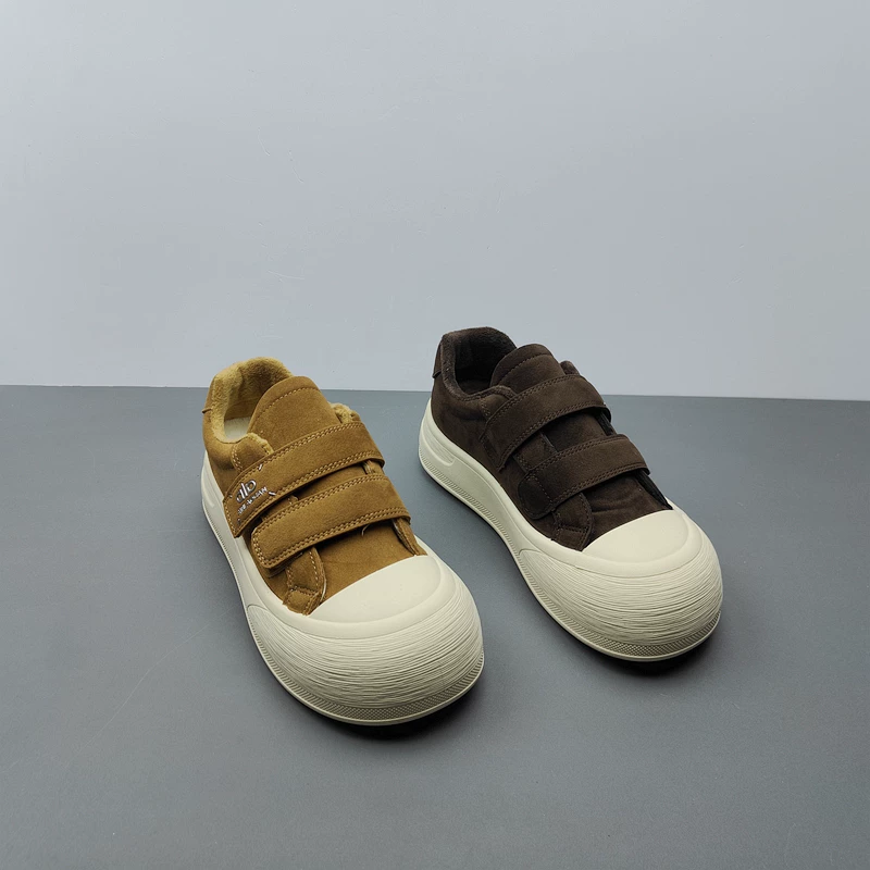 秋冬季新款厚底百搭加绒保暖厚底ins运动休闲板鞋X-12