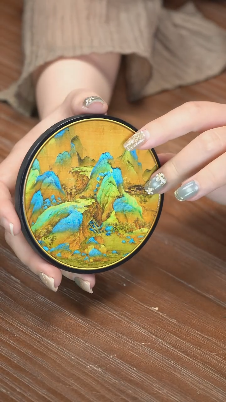 壹藏贰宝千里江山杯垫一片