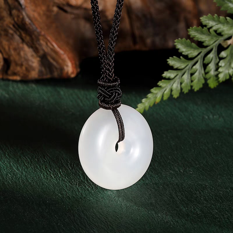 天然玉石玛瑙平安扣