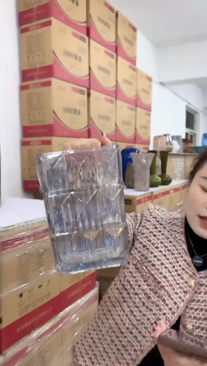 【闪购商品】无铅玻璃迪之喜花瓶花器-23早