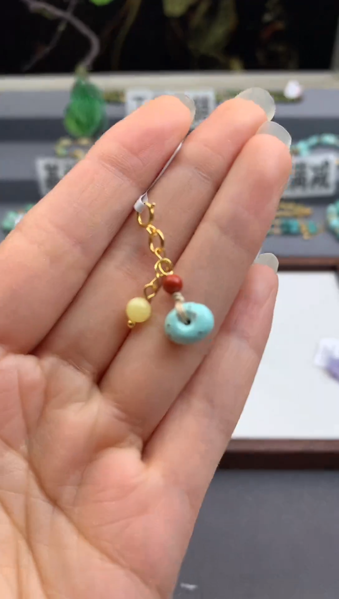 未镶嵌提溜南红玛瑙茜.B233