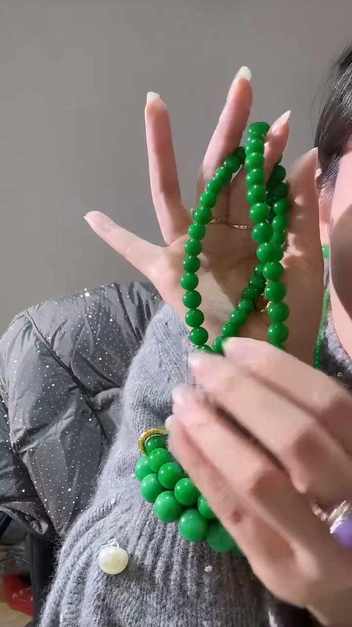 套链未镶嵌翡翠辣8项链