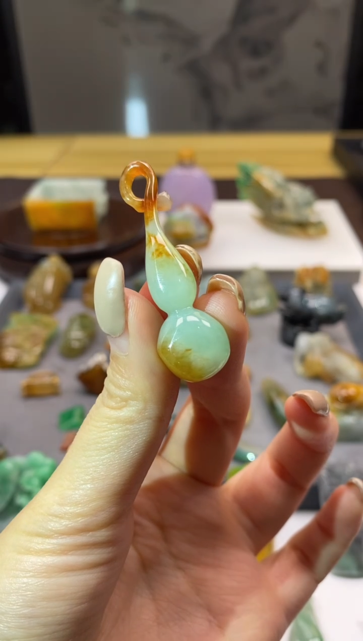 未镶嵌挂件翡翠翡翠葫芦