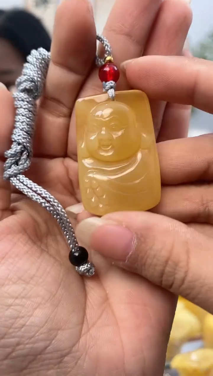 【闪购商品】蜜蜡裸石未镶嵌天然琥珀蜜蜡弥勒佛