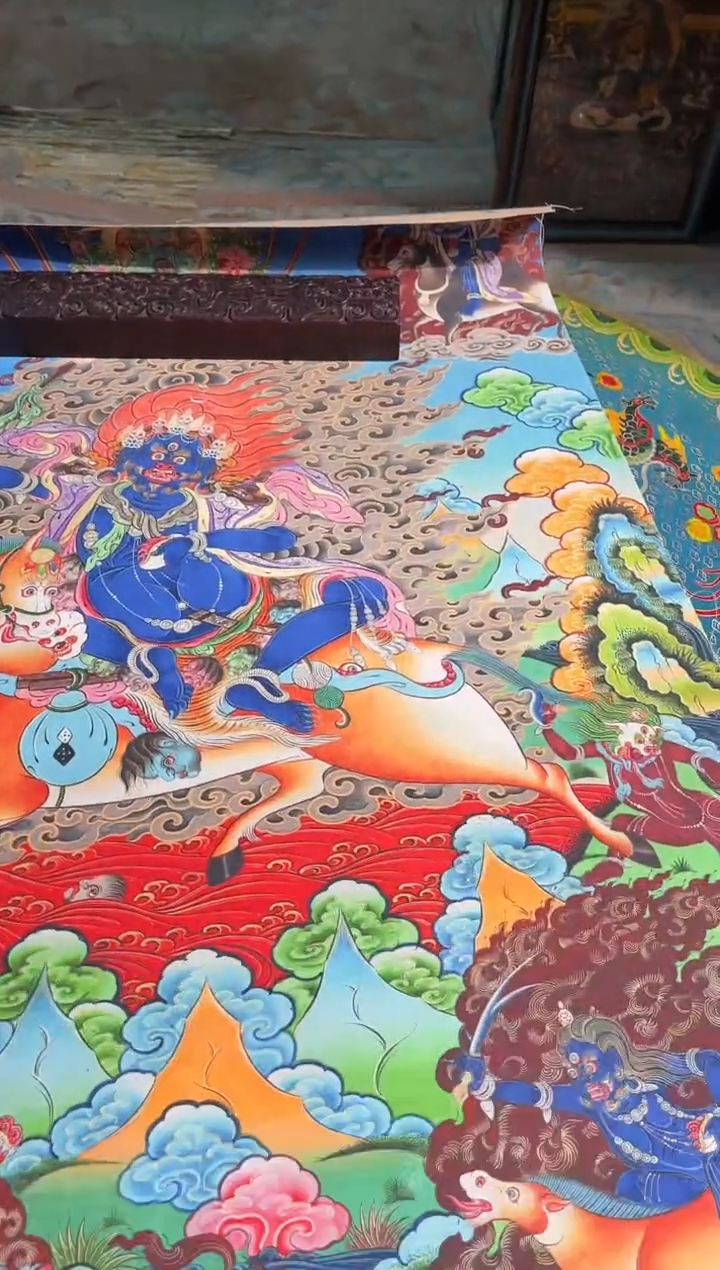 卷轴画卷轴画旭旭的唐卡