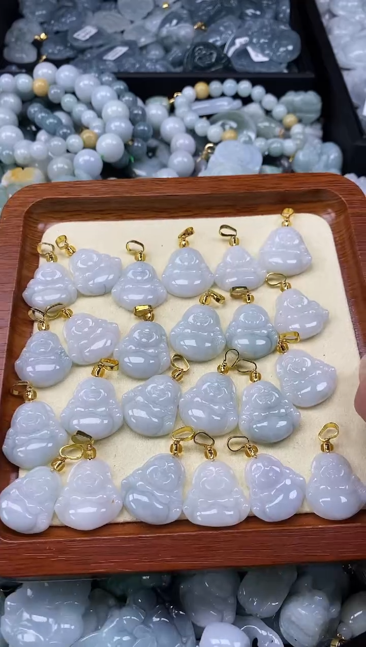 【闪购商品】翡翠颈饰未镶嵌缅甸A货翡翠09.9