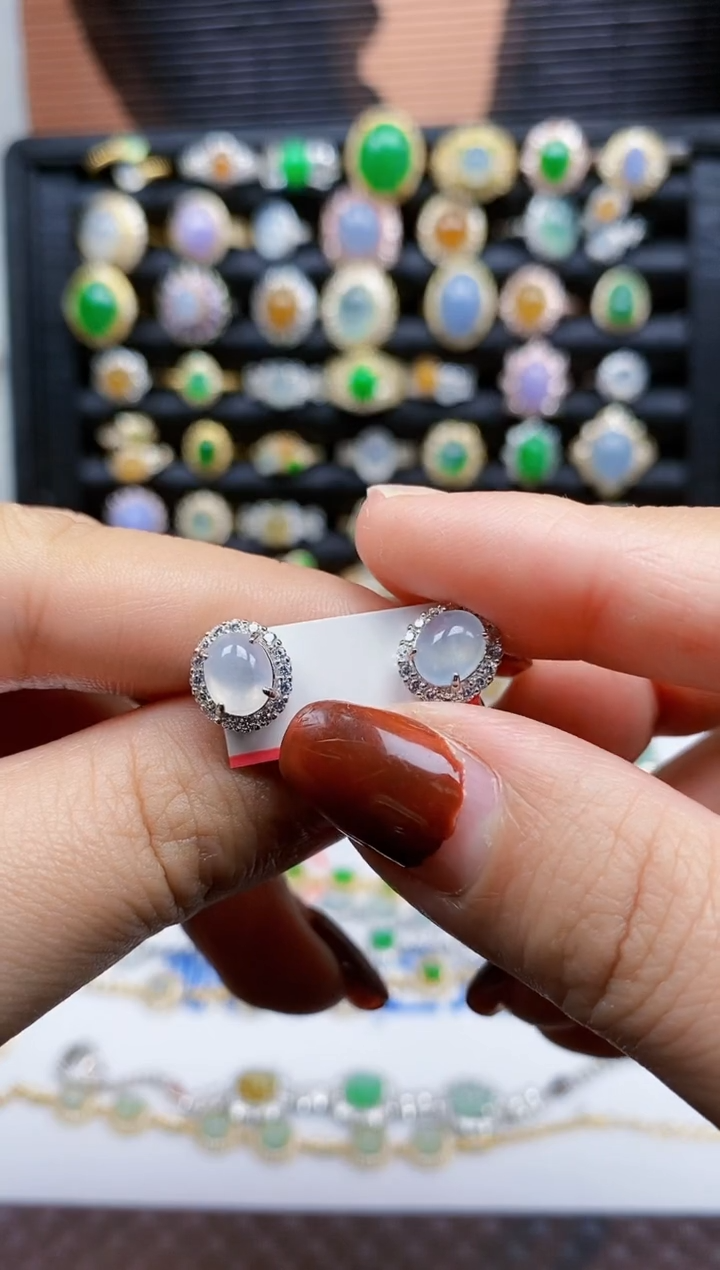 银S925镶嵌戒指翡翠416