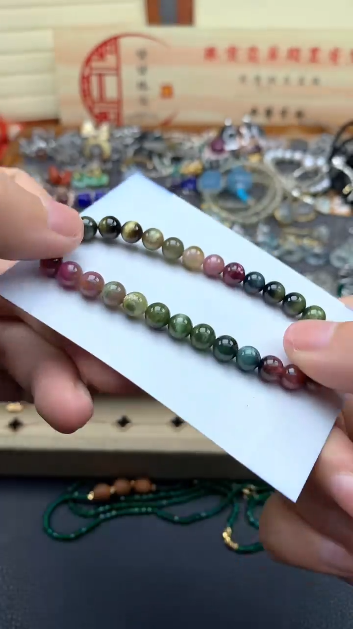 【闪购商品】定制碧玺手串未镶嵌///////////