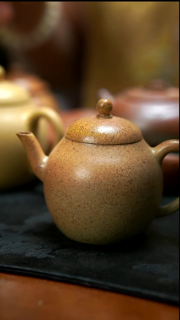 茶壶紫砂柴烧宫灯壶