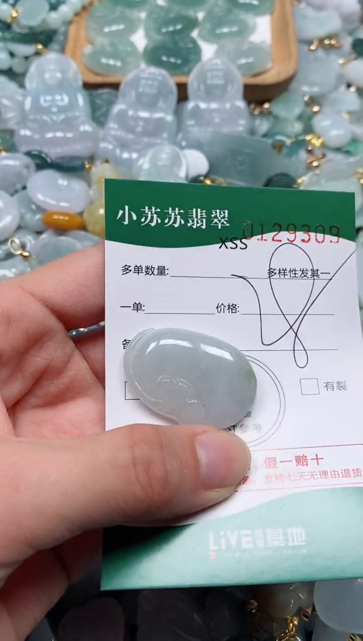 【闪购商品】翡翠颈饰未镶嵌闪购商品0129309