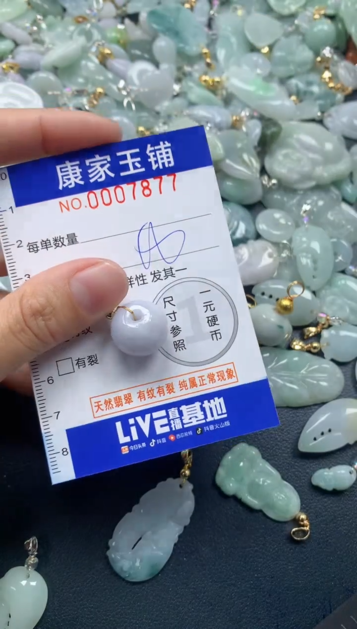 颈饰未镶嵌翡翠7877