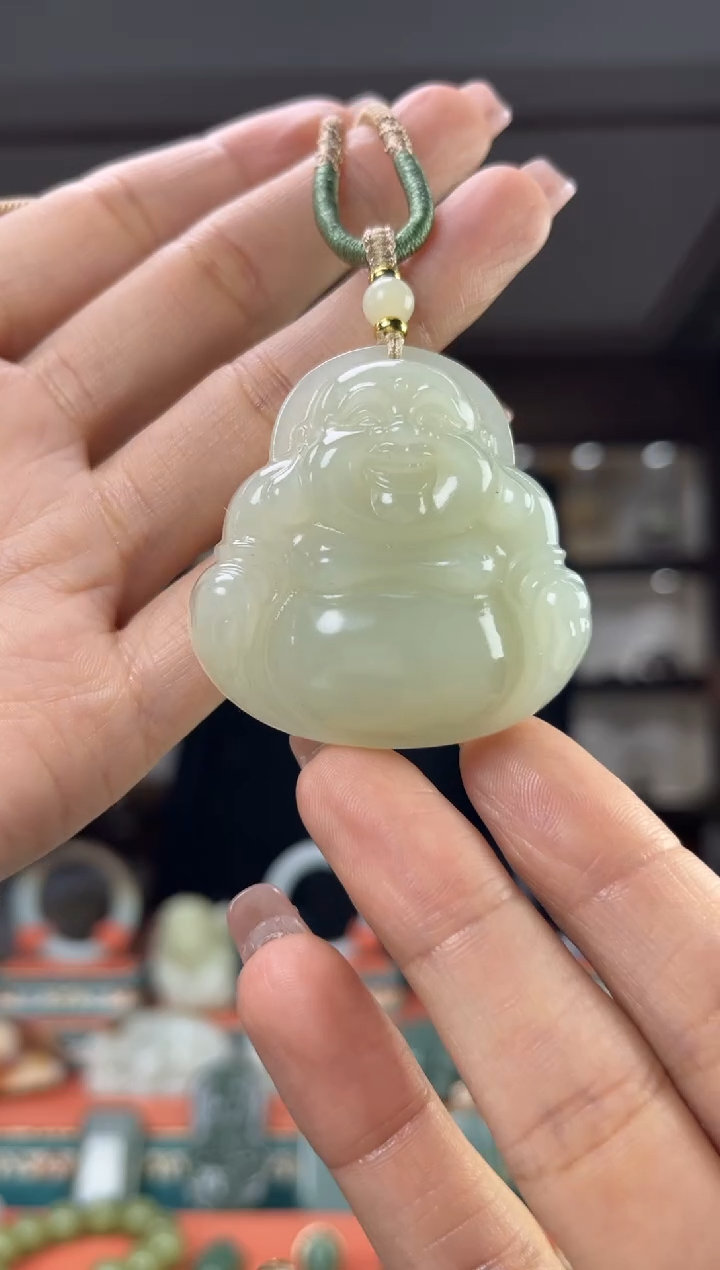 【闪购商品】和田玉颈饰未镶嵌佩佩45mm左右