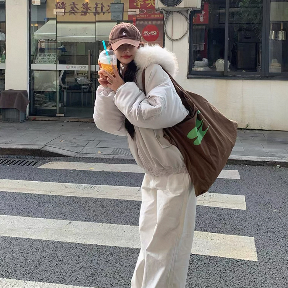 【A41-A100】苏熙韩系冬款气质显瘦百搭衣服 -1228