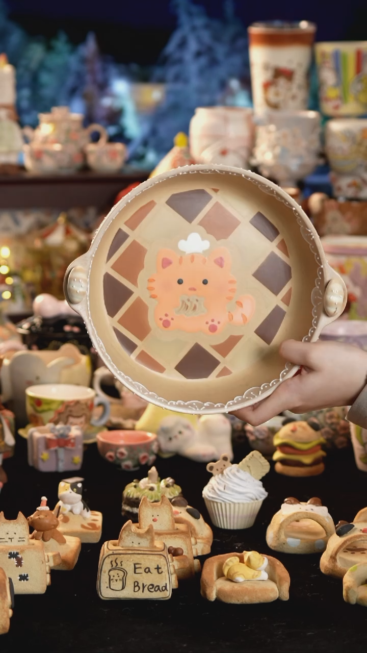 其他陶景德镇釉下彩手绘设计师款陶瓷