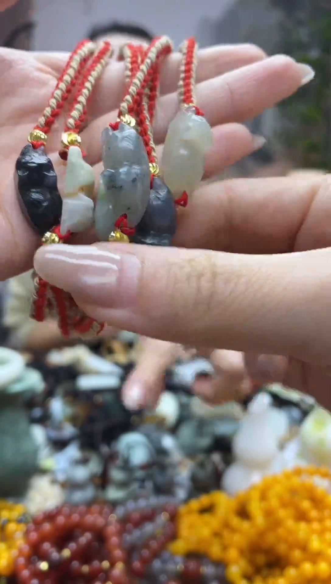 未镶嵌岫玉吊坠多样性发货拍一发一