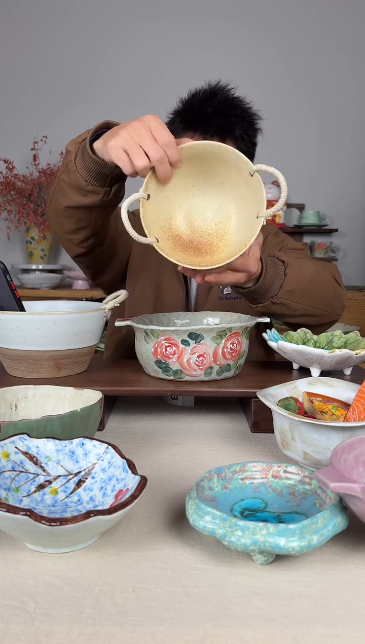 03手作粗陶餐具1个装
