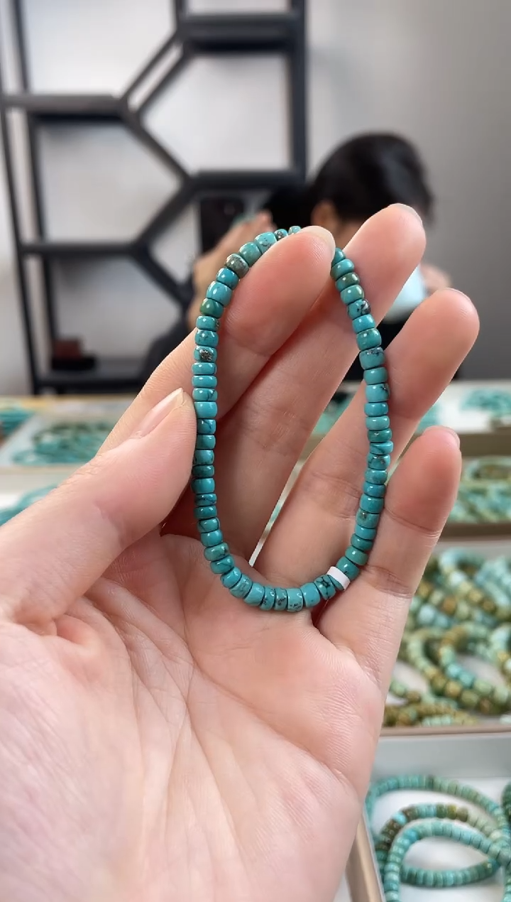 【闪购商品】未镶嵌绿松石珠宝奇石4.7+mm