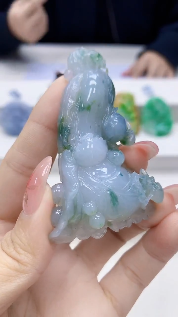 未镶嵌定制翡翠4688ty-毛货挂件78