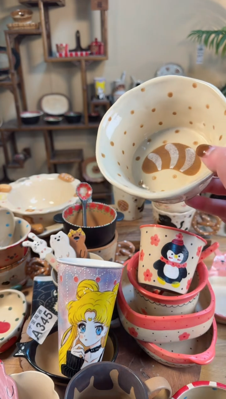 【闪购商品】面包果篮高温瓷器
