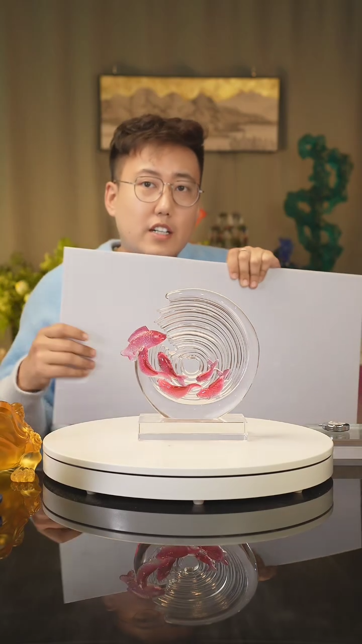 【闪购商品】雅致水晶琉璃 摆件 花器 果盘 茶酒具