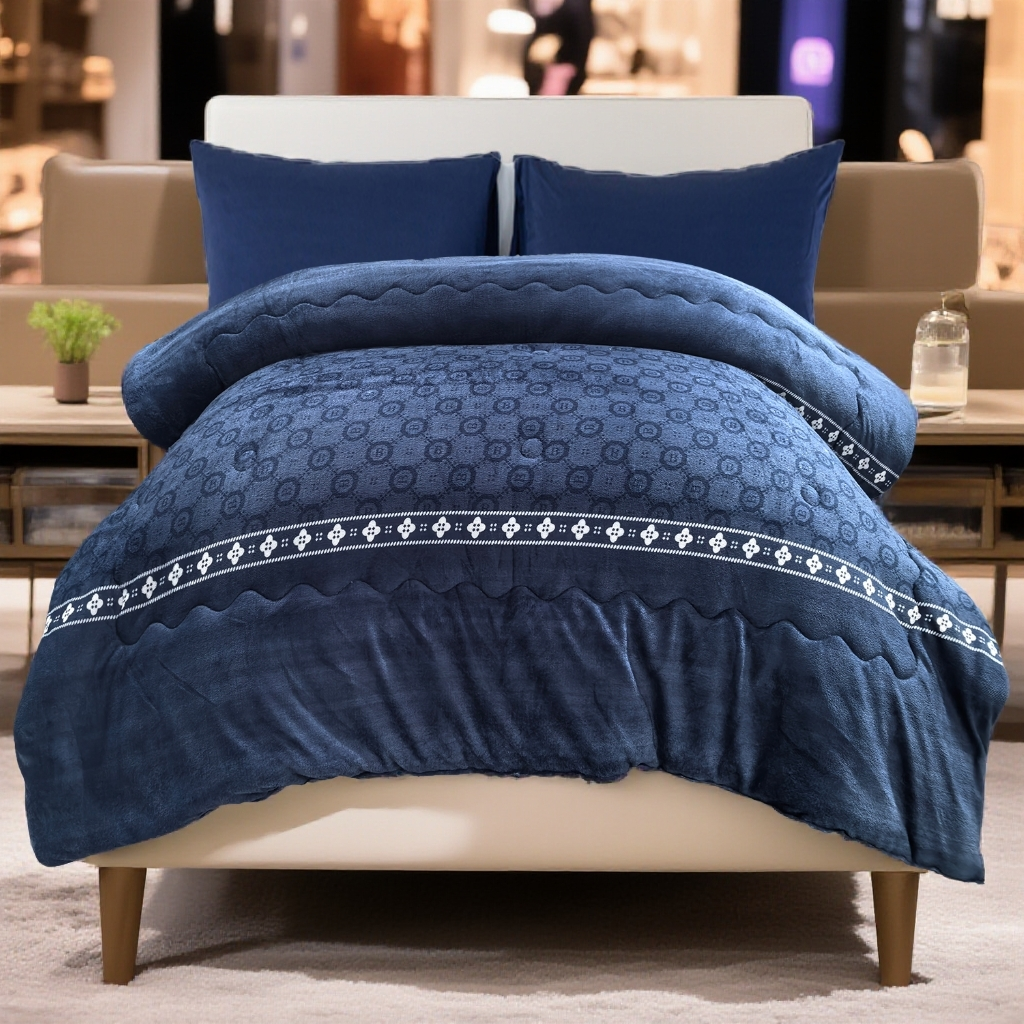 【重约6斤】高奢臻绒速暖冬被芯加厚被子春秋被芯-蓝法月光