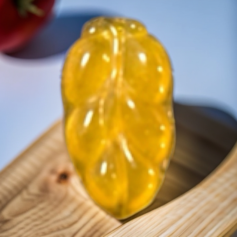 DJY B 黄色叶子吊坠