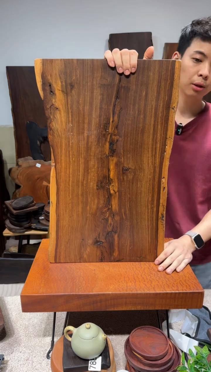 风车木（黑檀木）尺寸60*34*2.3编号862