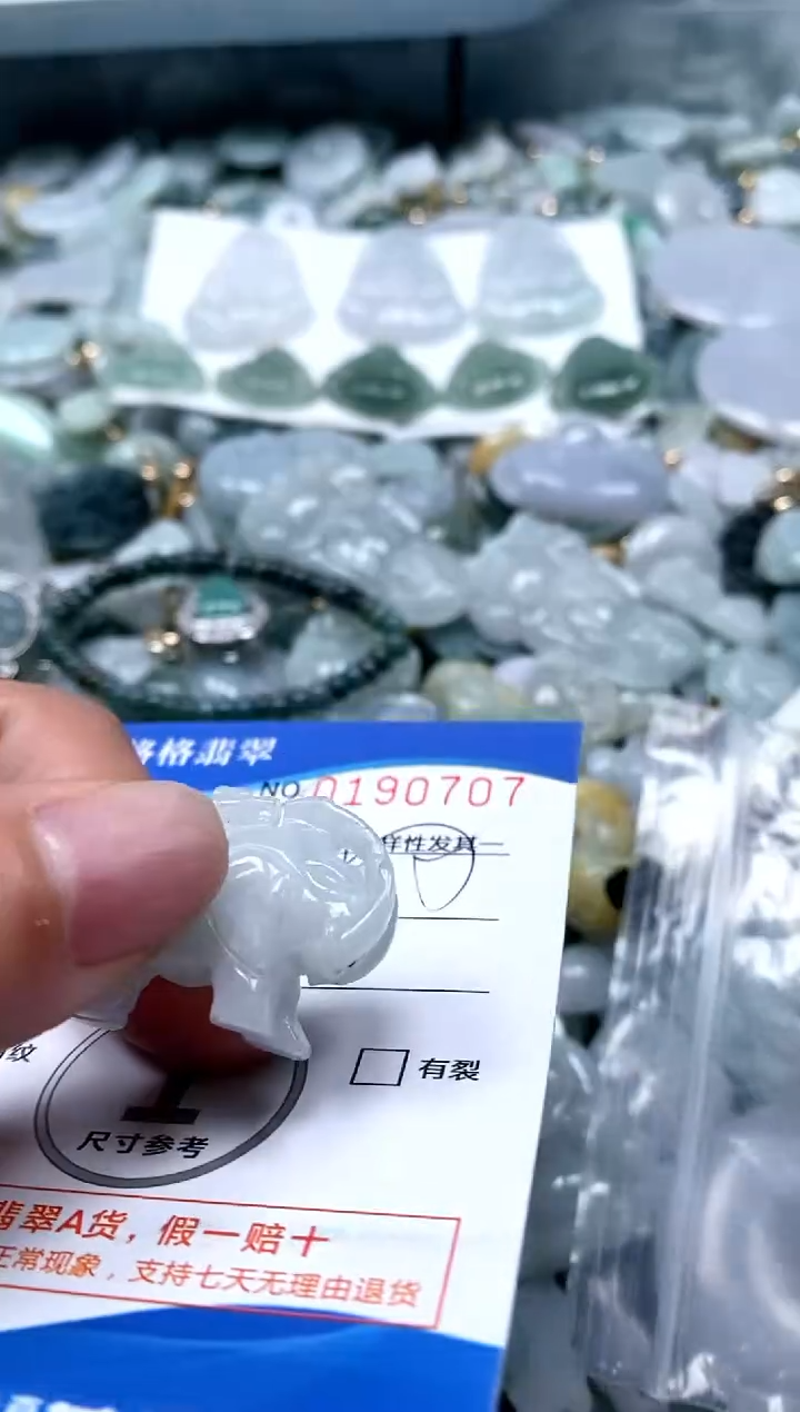 【闪购商品】翡翠颈饰未镶嵌闪购商品0190707