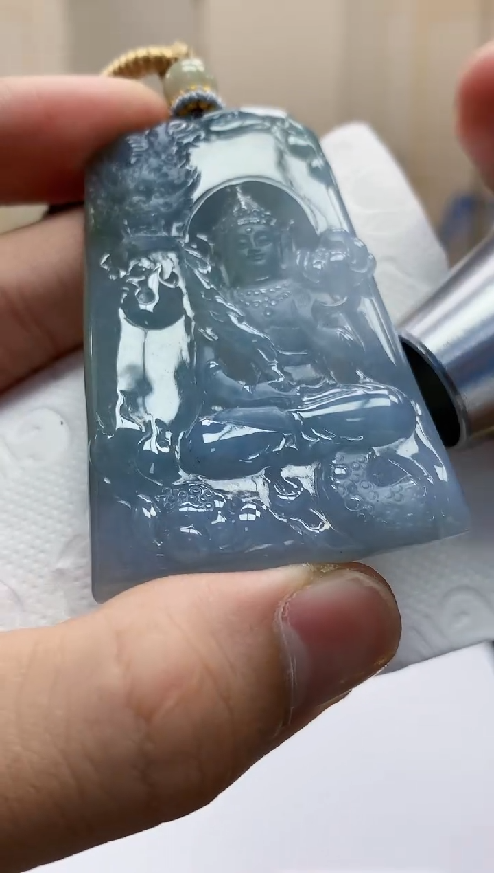 定制翡翠未镶嵌5028bb-毛货挂件62