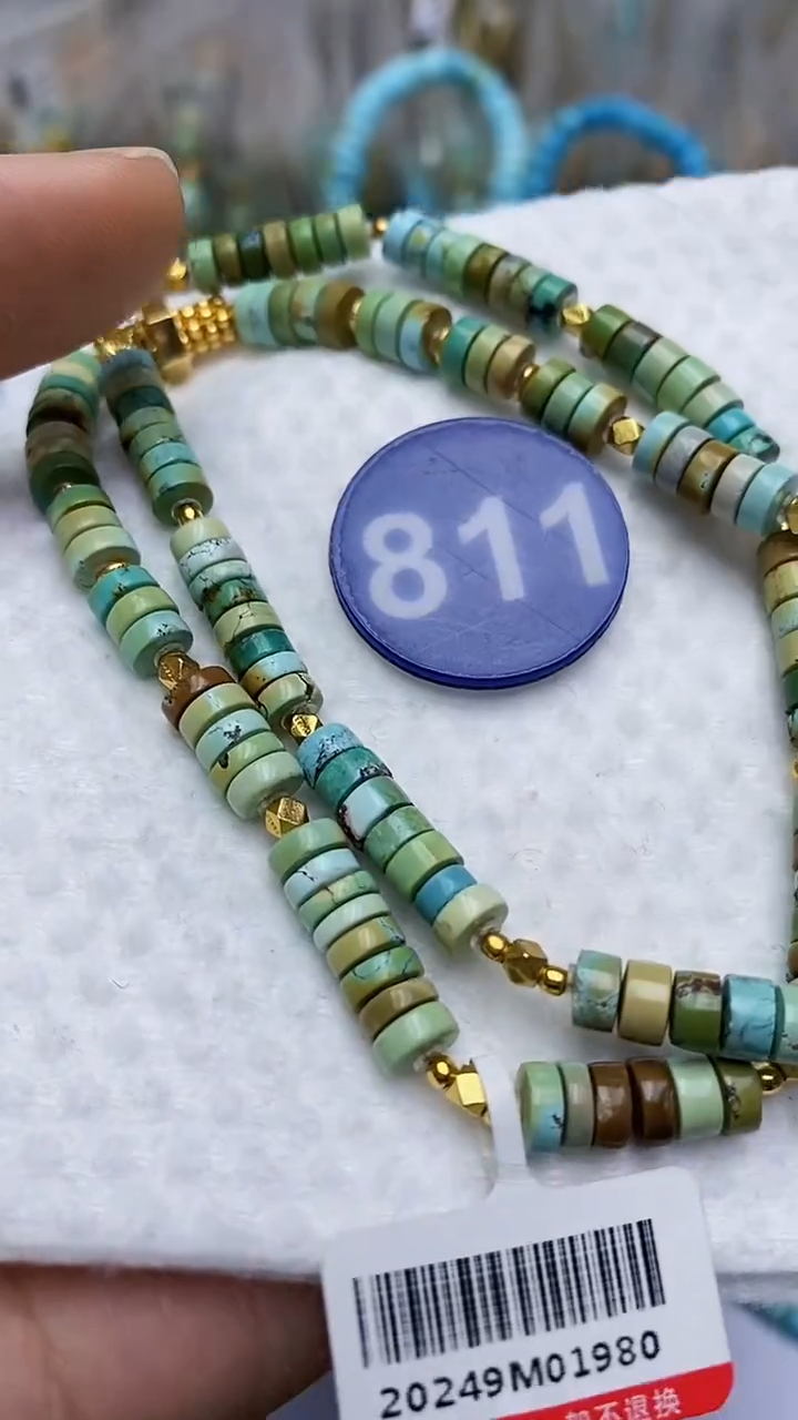 【闪购商品】绿松石项链未镶嵌811