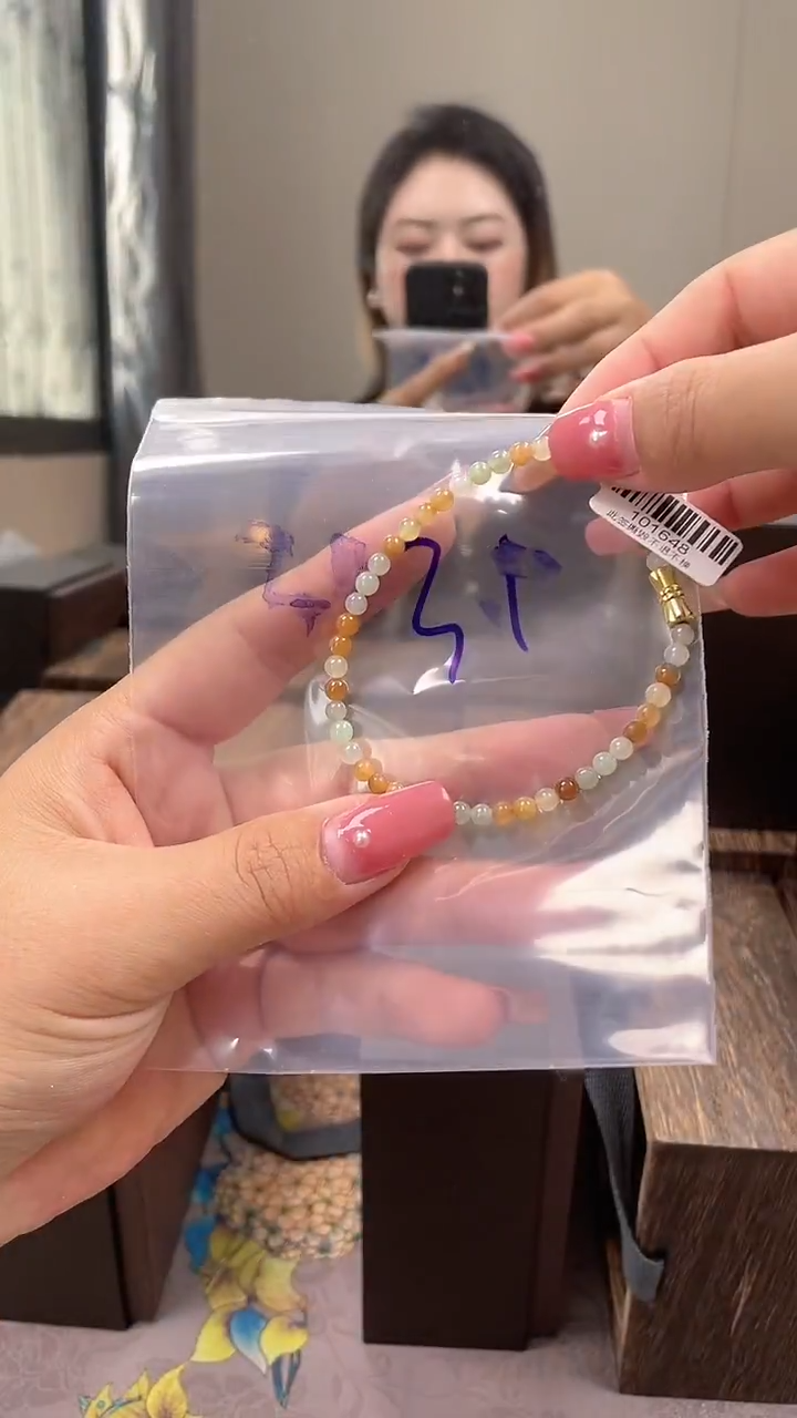 未镶嵌手链翡翠手串