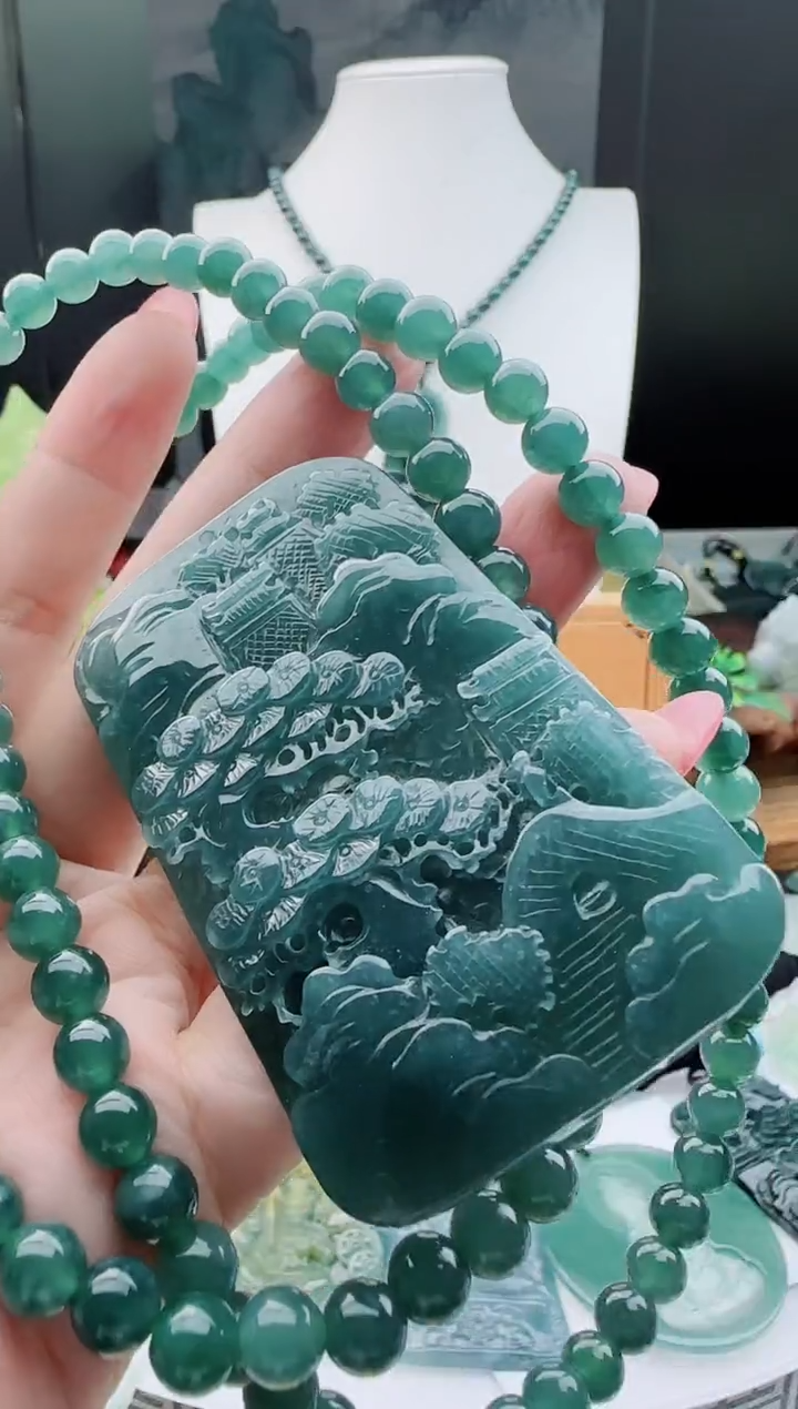 【闪购商品】翡翠颈饰未镶嵌多样性随机一件发货