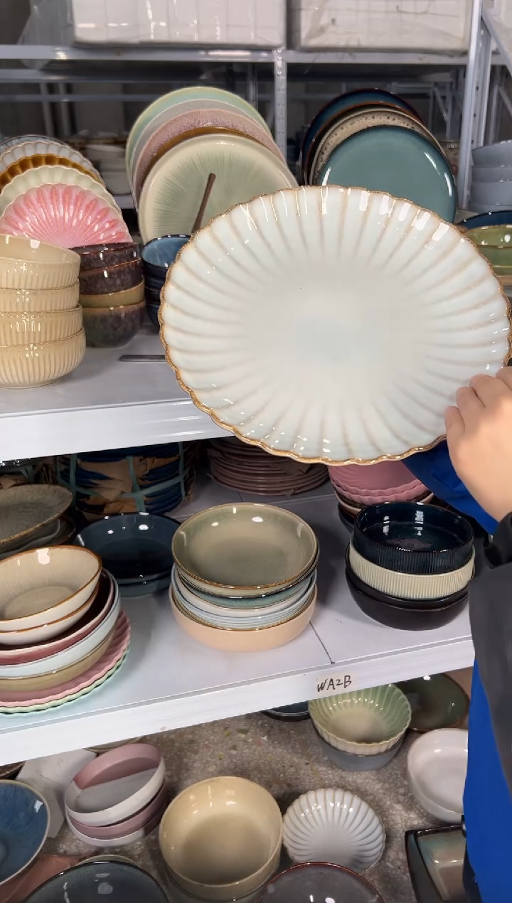 陶瓷外贸尾货瑕疵满20包邮X1大盘
