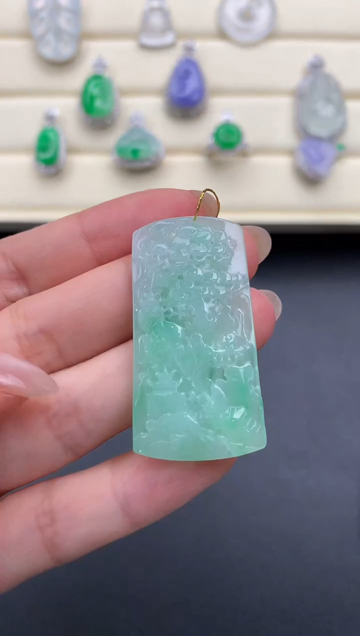 【闪购商品】翡翠颈饰未镶嵌Q678     