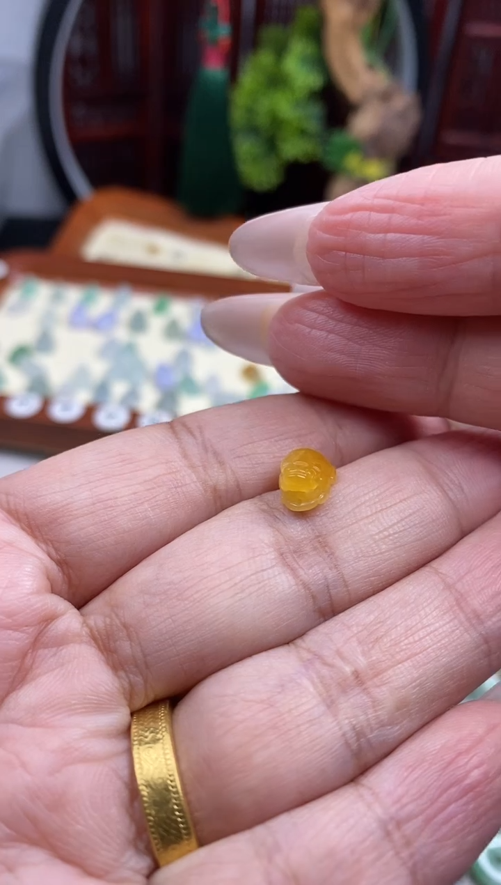 颈饰未镶嵌翡翠R***?翡翠
