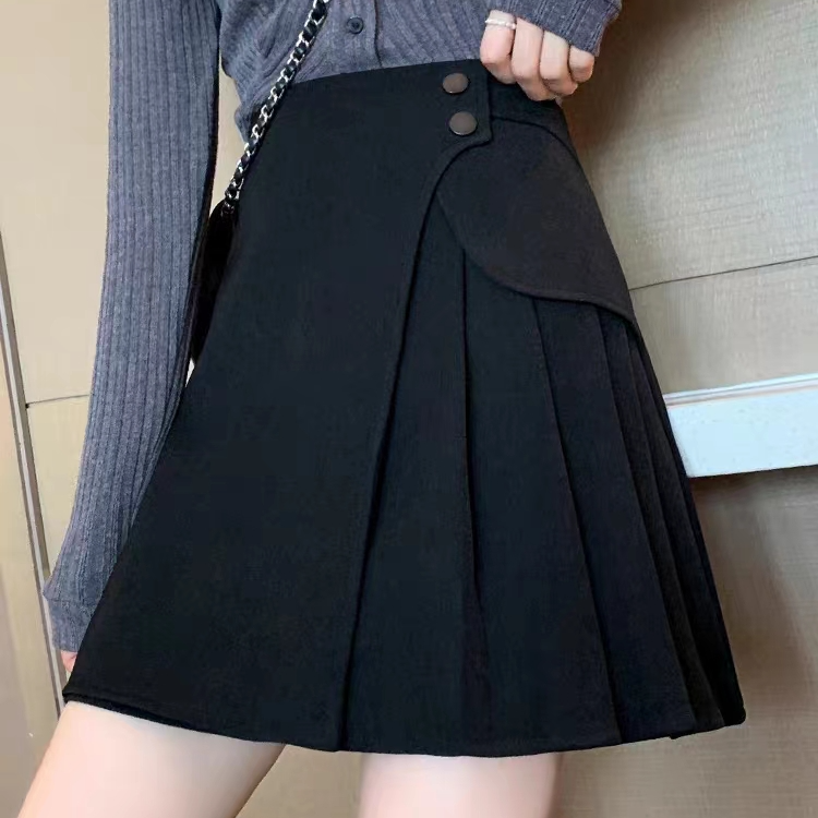 大码女装2026新款胖MM高腰显瘦半身裙百搭遮肚显瘦不规则A字短裙