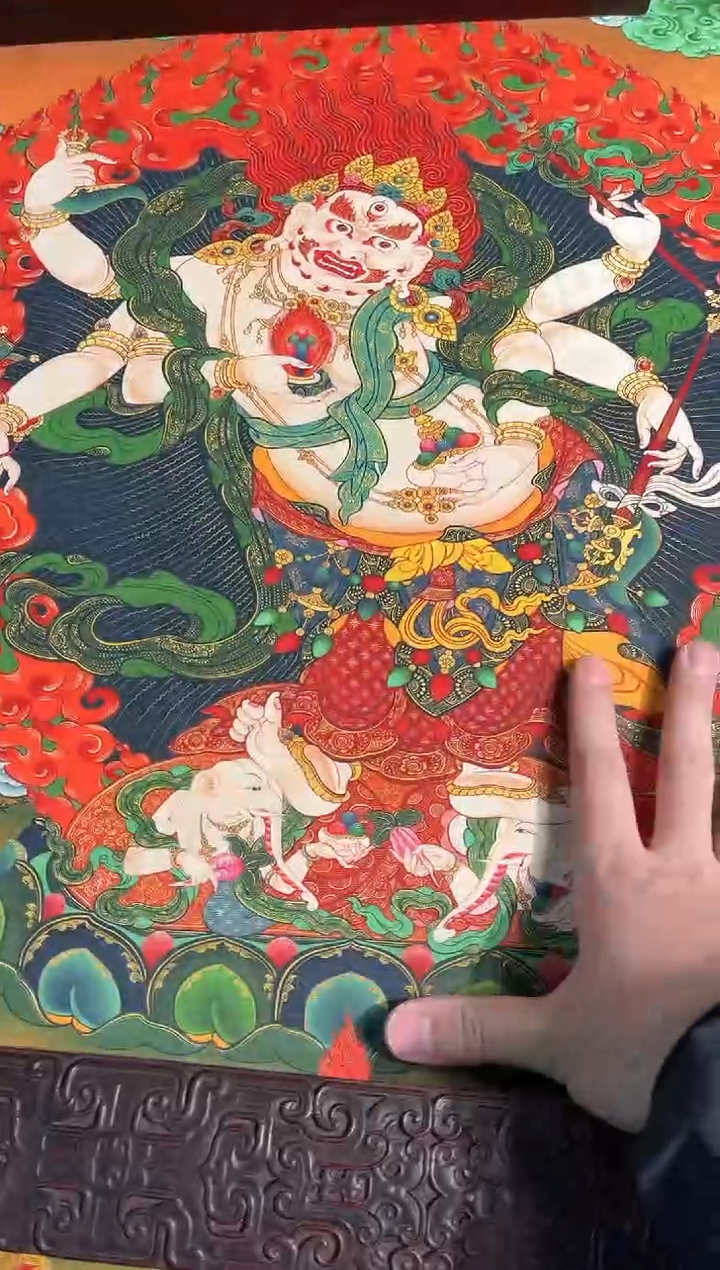 卷轴画路路的唐卡tk160