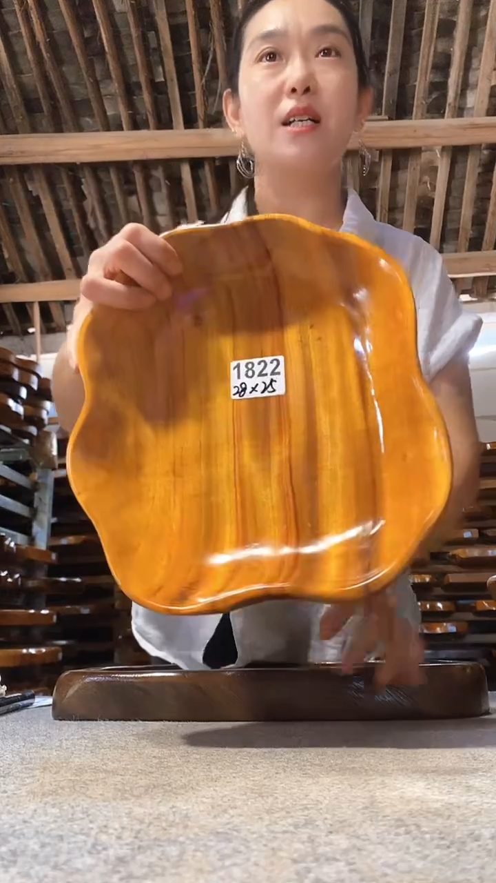 实木茶盘 一物一拍（不含配件）
