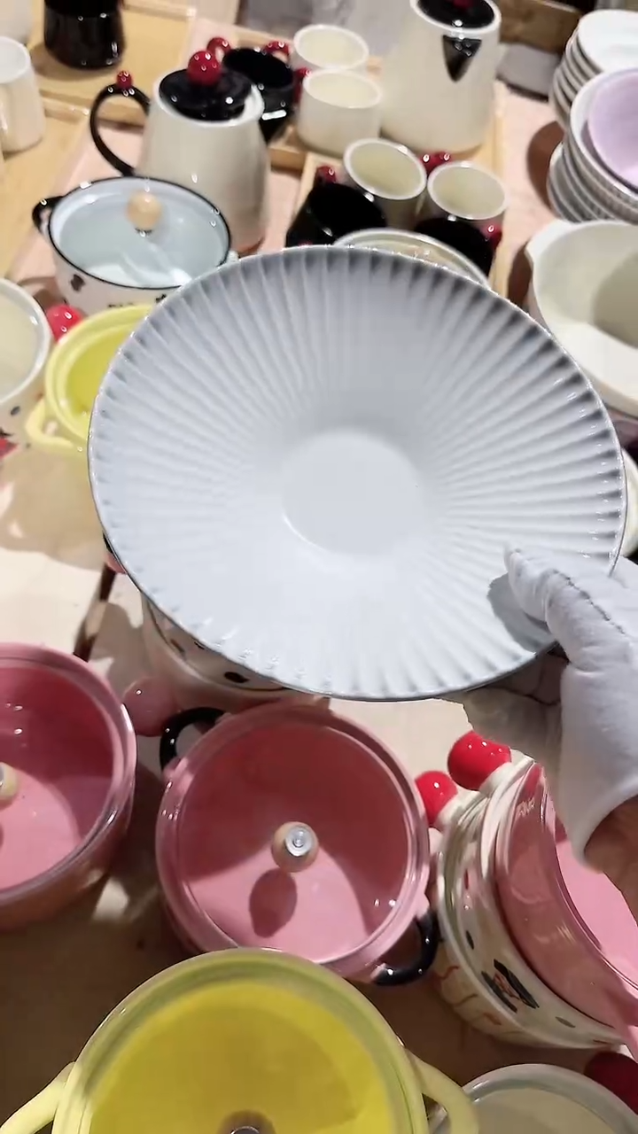 碗8英寸斗笠盘微瑕 凑满20元包邮