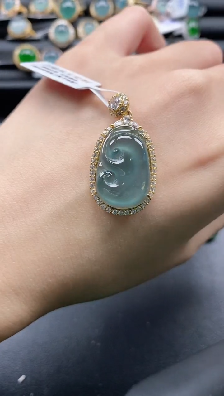 【闪购商品】翡翠戒指银S925镶嵌1111