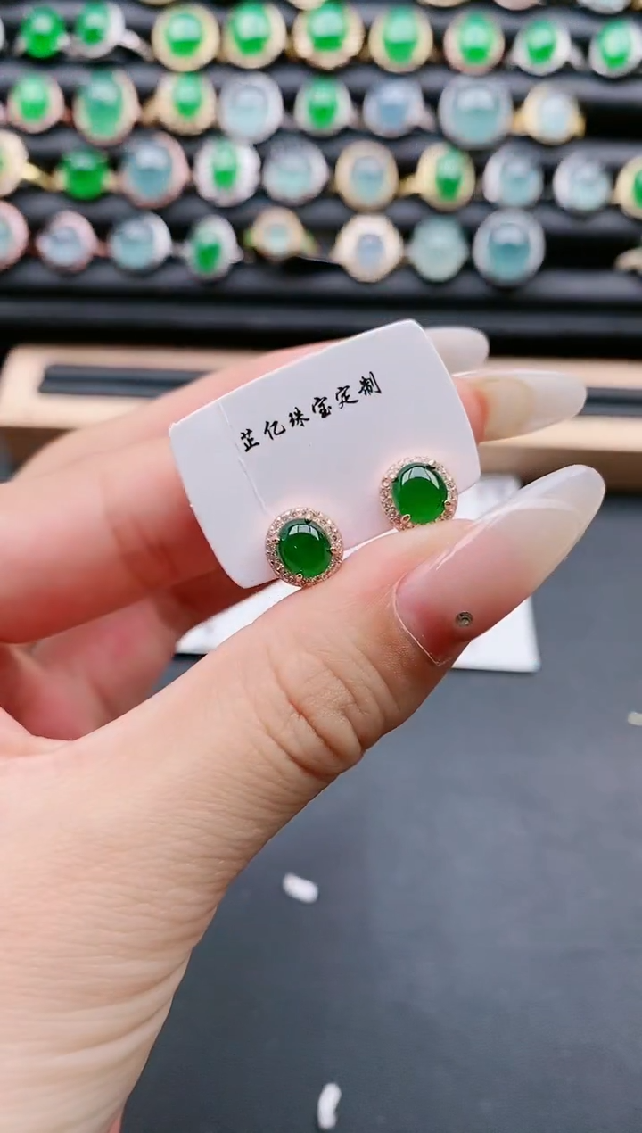 【闪购商品】翡翠戒指银S925镶嵌111111
