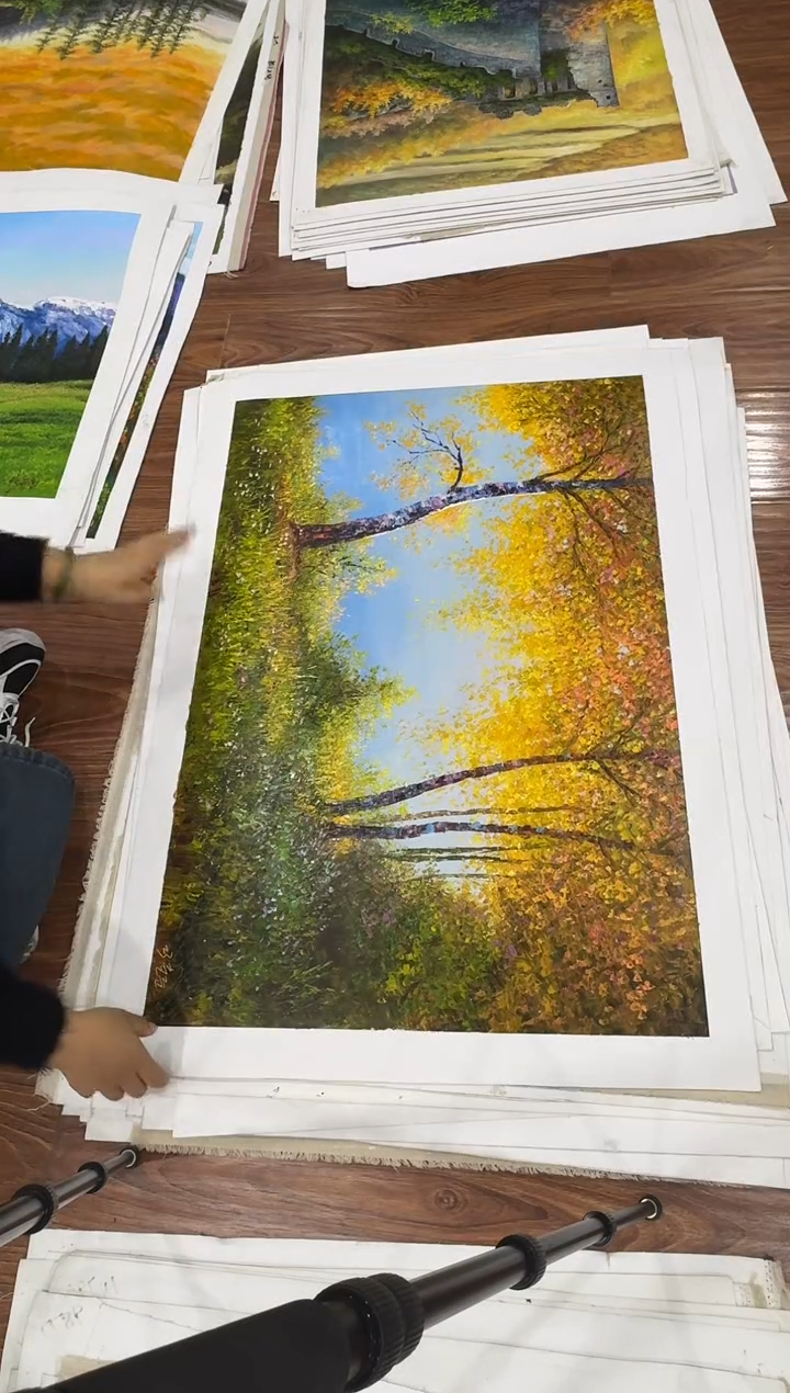 油画【31号】朝鲜原创手绘油画