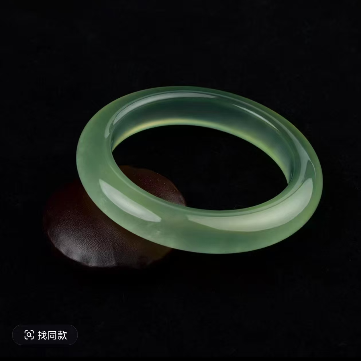 《抖音质检》纯天然A货冰绿手镯+方砖多样性发其一LX"